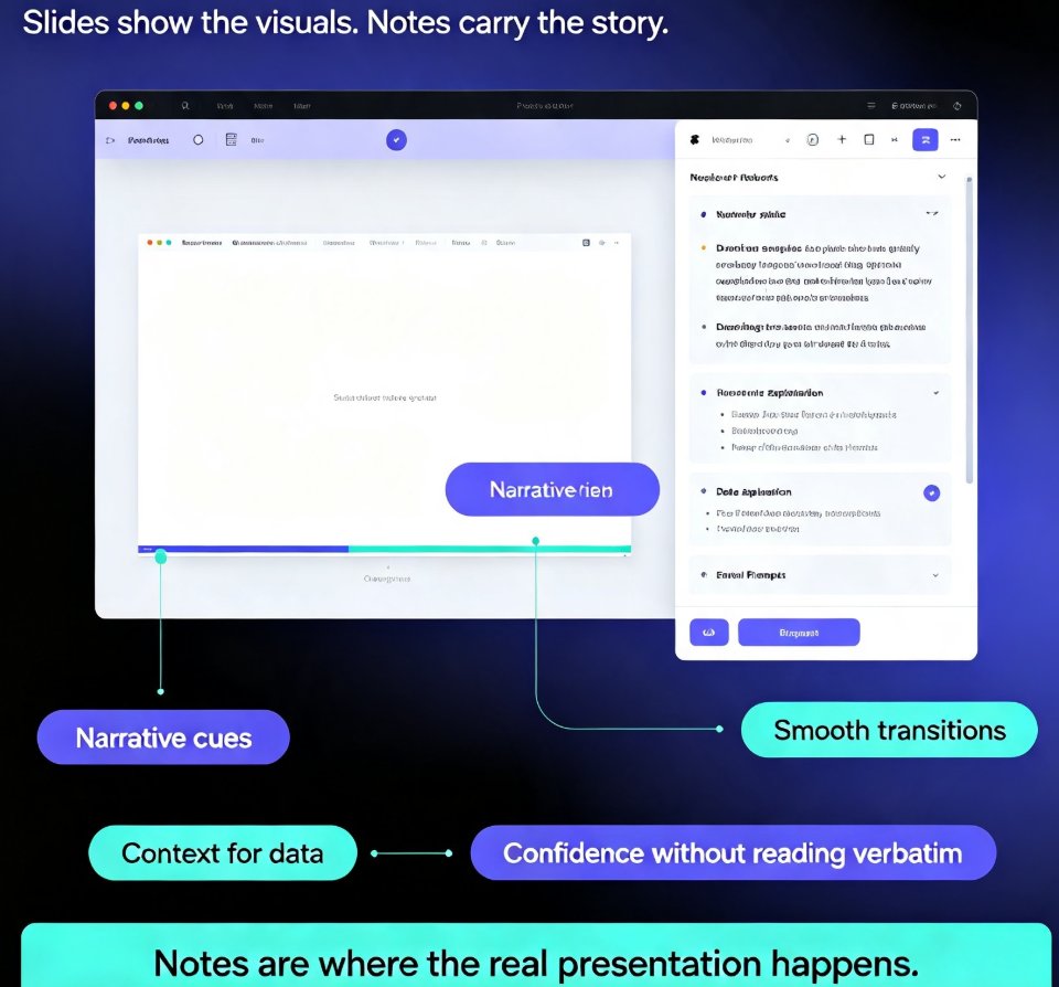 How to Auto-Generate Speaker Notes for AI Decks in Zendeck