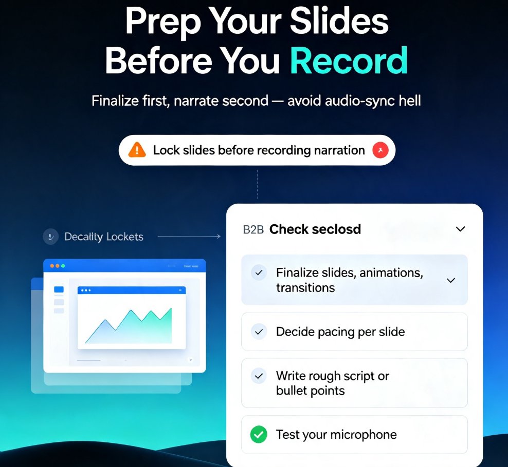 How to Add Narration to Your Slides with Zendeck's PPT-to-Video