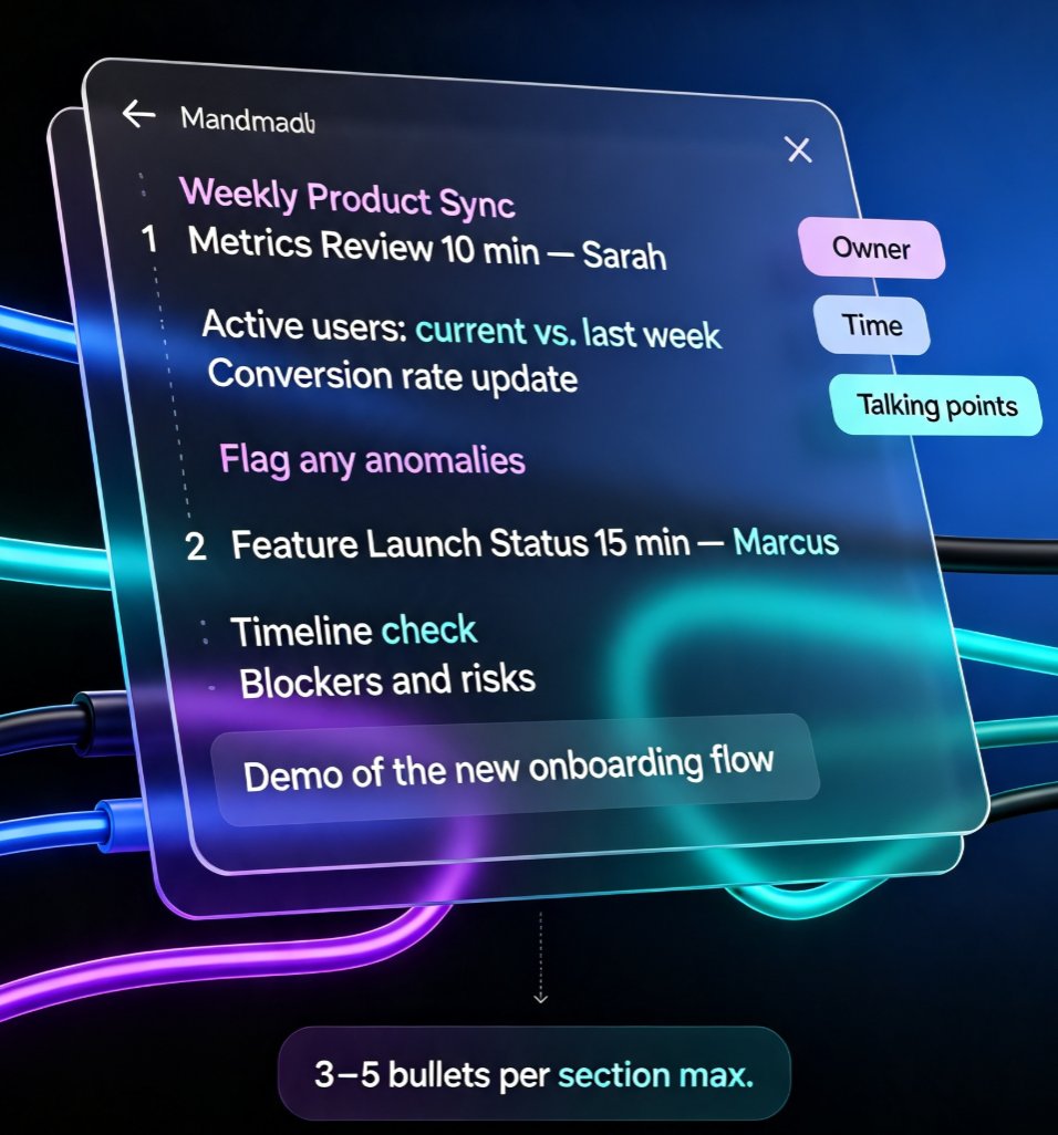 Turn a Meeting Agenda into a Visual Deck with Zendeck in 4 Steps