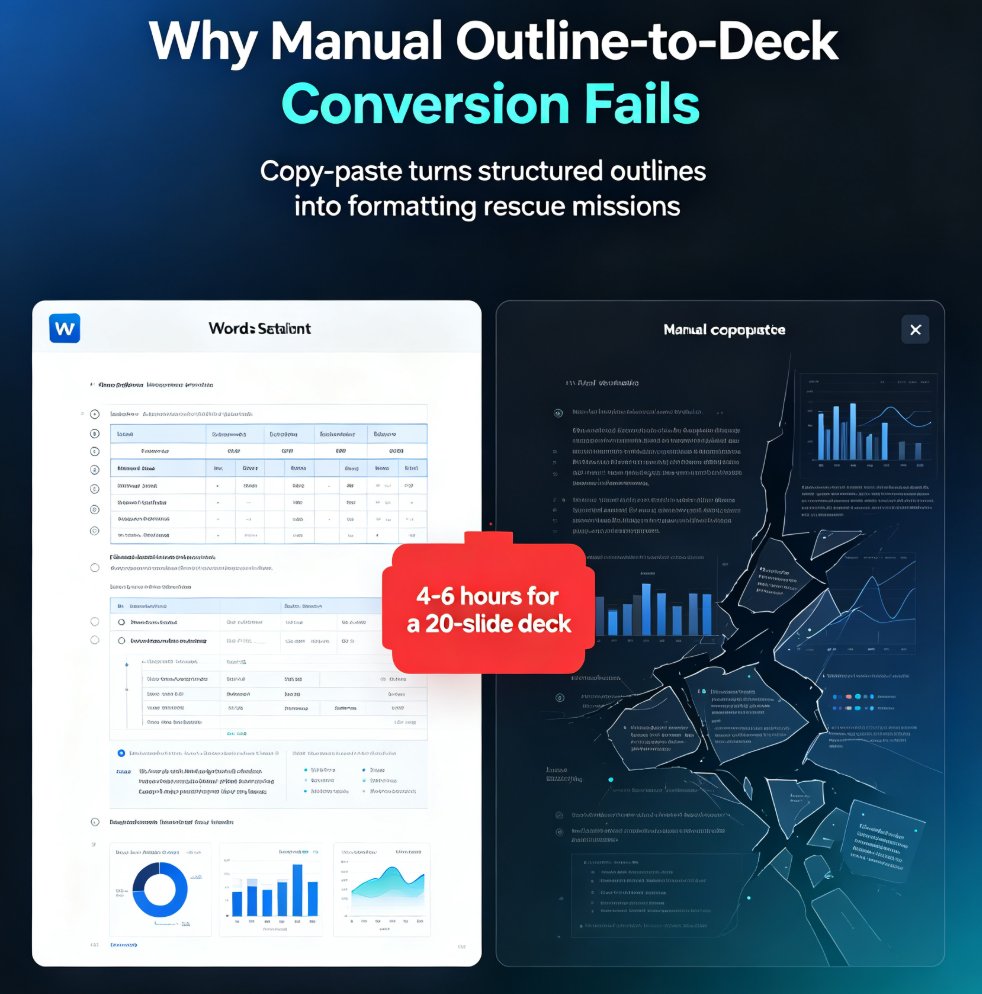 From Word Outline to Polished Deck: Zendeck's AI Conversion Workflow