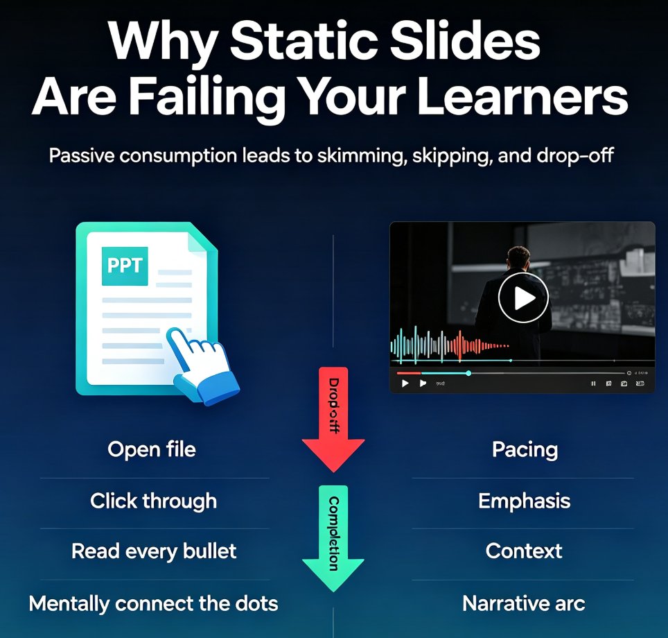 From PPT to Video: Creating Narrated Micro-Courses with Zendeck