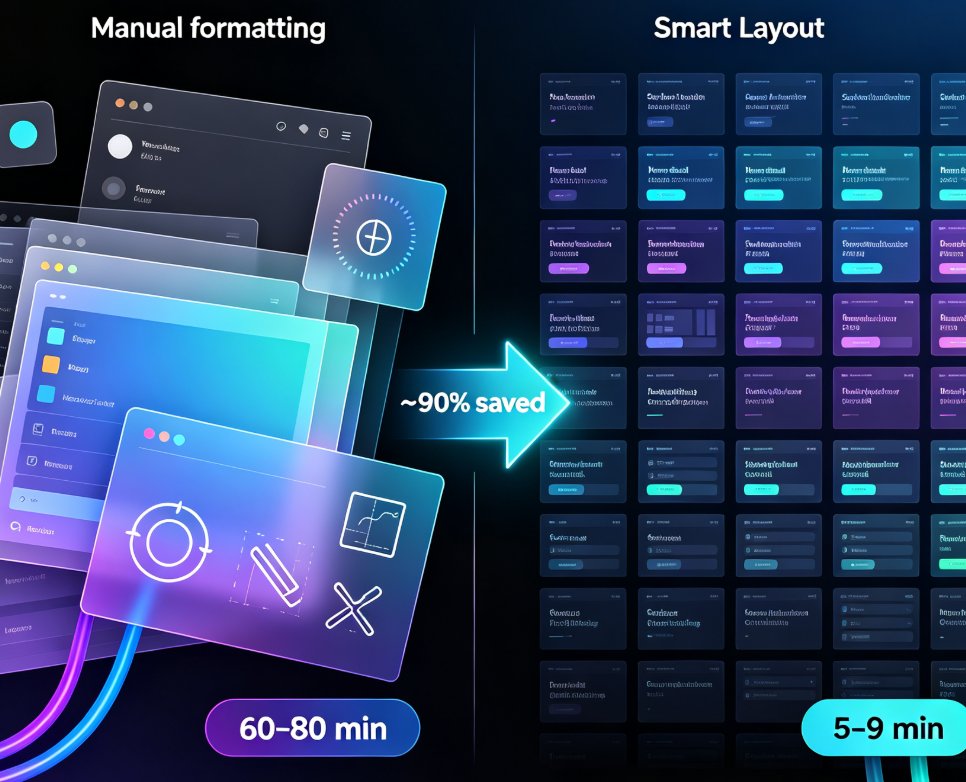 Smart Layout: How One-Click Design Systems Kill Manual Formatting