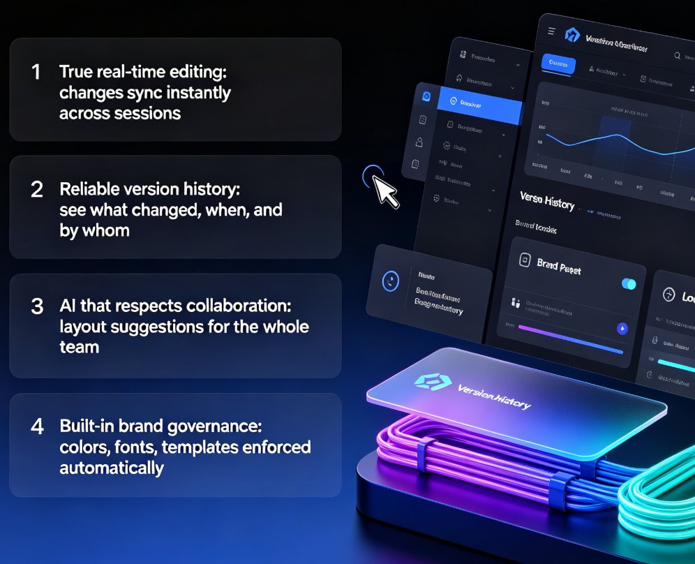 Collaborative AI Workspaces: Real-Time Sharing for Team Presentations