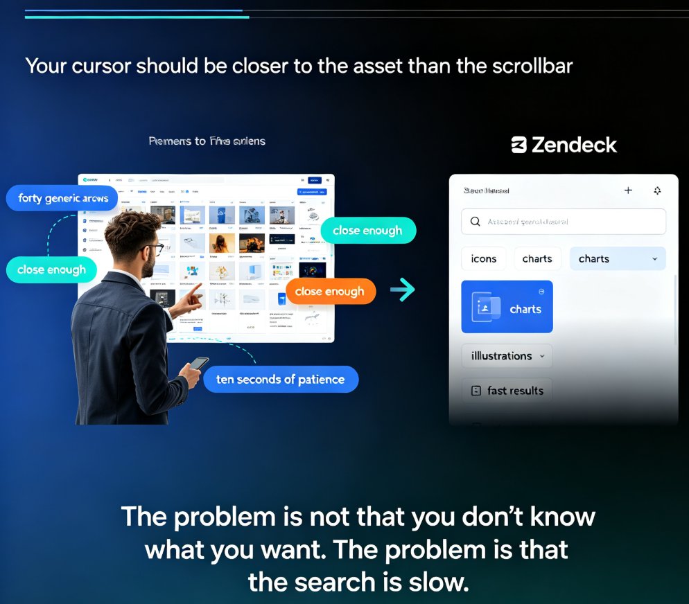 How to Find and Insert Icons, Charts, and Illustrations with Zendeck