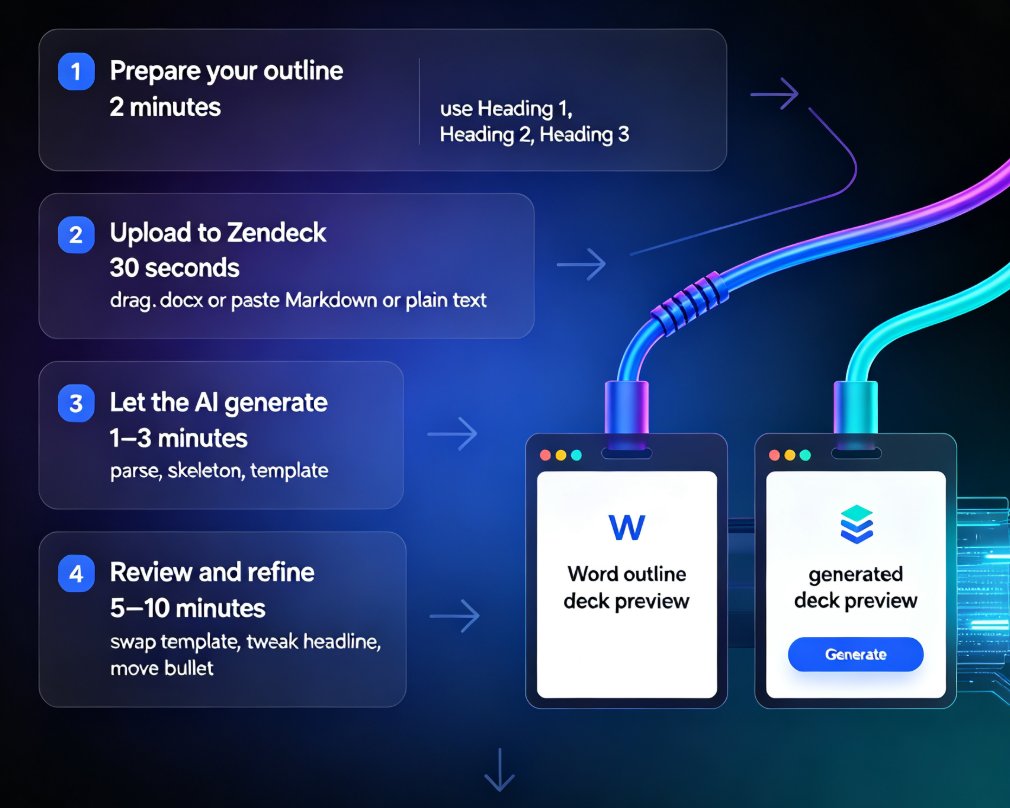 Data-Heavy Slides Made Simple: Research Decks with Zendeck Charts