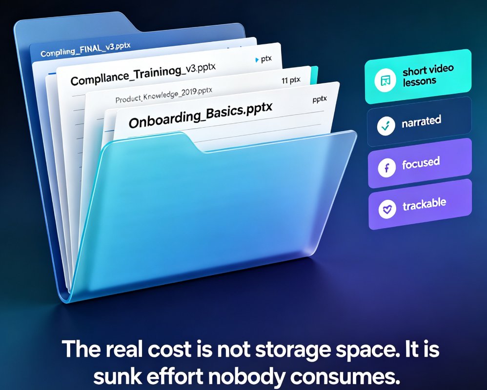Turn Legacy Training PPTs into Narrated Micro-Courses with Zendeck