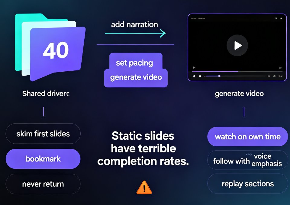 How to Convert PPT to a Narrated Video with Zendeck: Step-by-Step