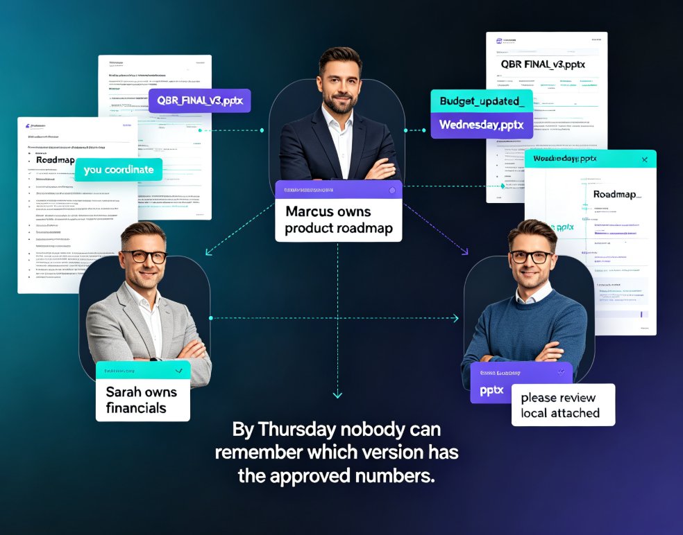 How Does Zendeck Support Team Collaboration on Presentations?