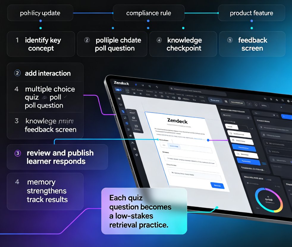 How to Add Interactive Quizzes to Your Micro-Courses with Zendeck