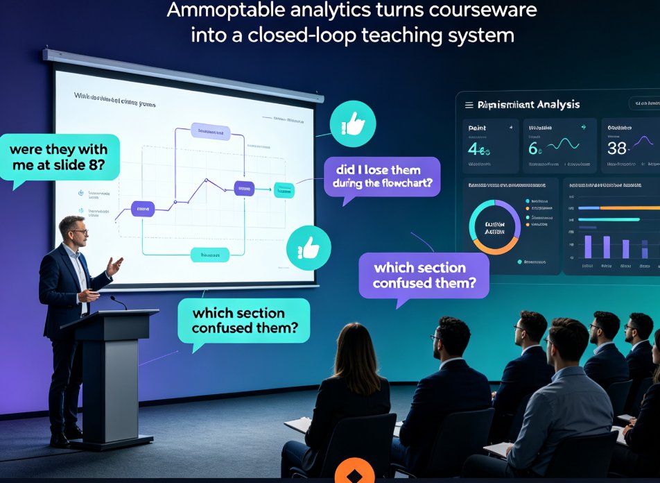 Promptable Analytics for Course Design: Turning Feedback into Better Decks