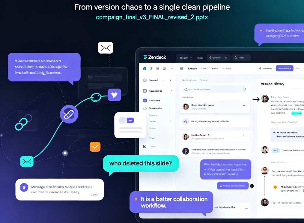 How Marketing Teams Use Zendeck Collaboration to Build Decks Faster | 2026 Guide