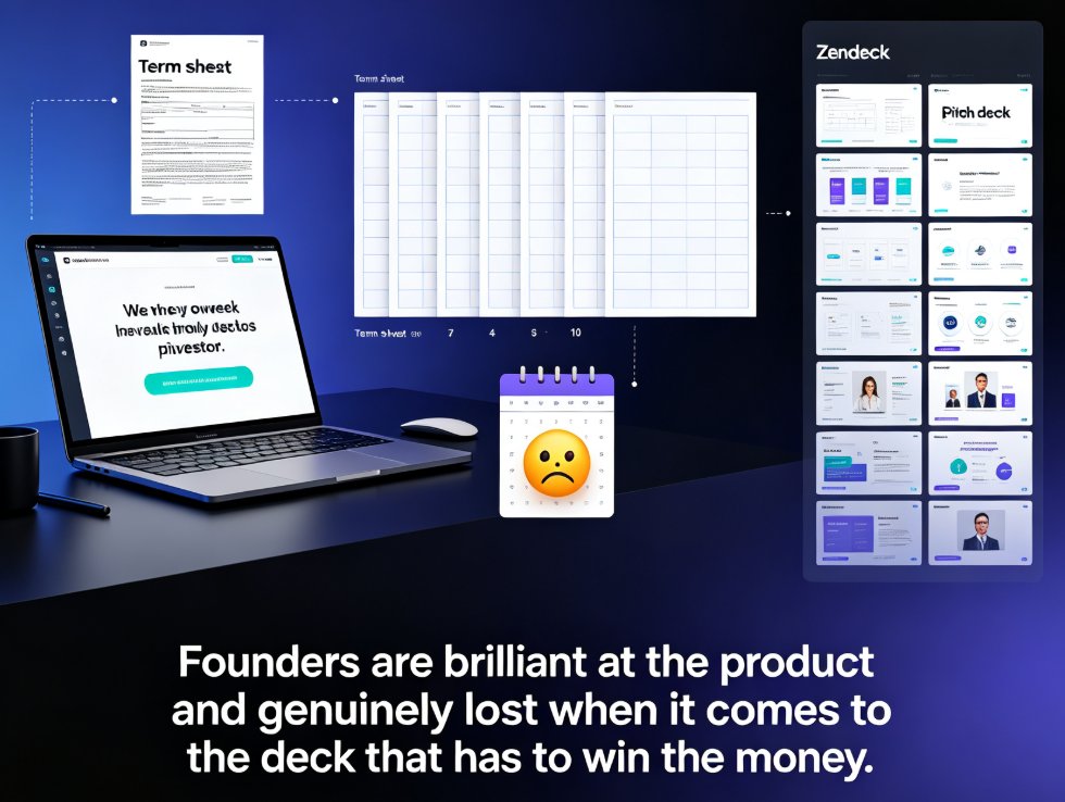 Can Zendeck Generate an Investor-Ready Pitch Deck from a Text Prompt?