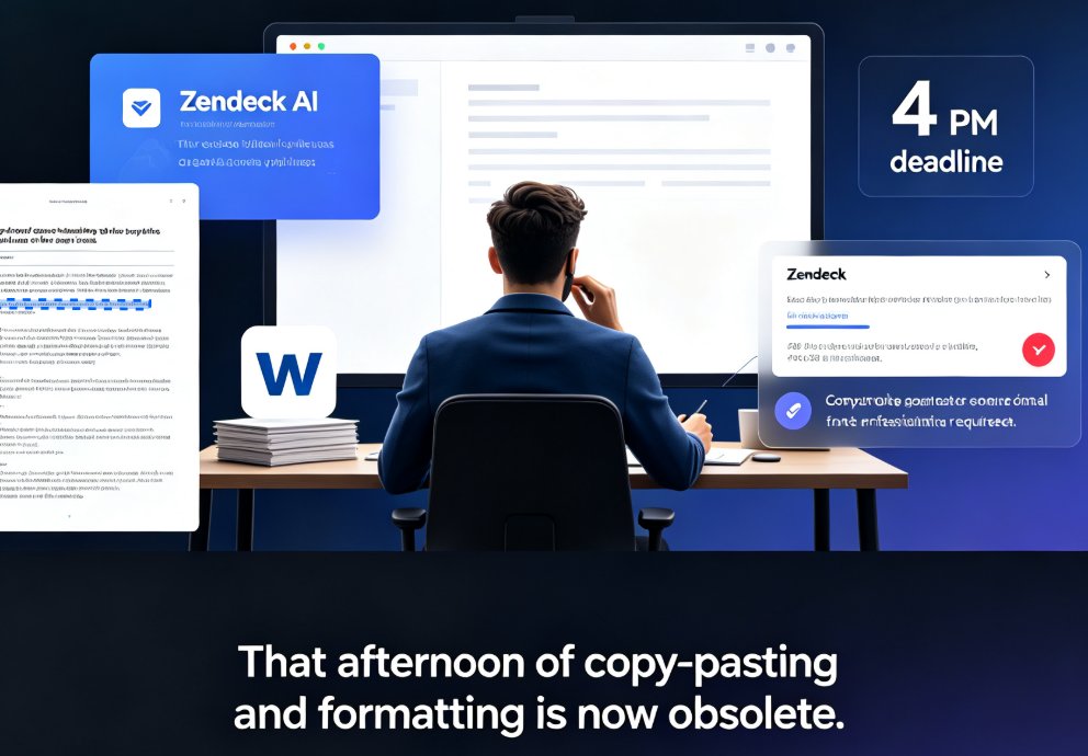 Word Outline to Polished Presentation: Zendeck AI in Minutes