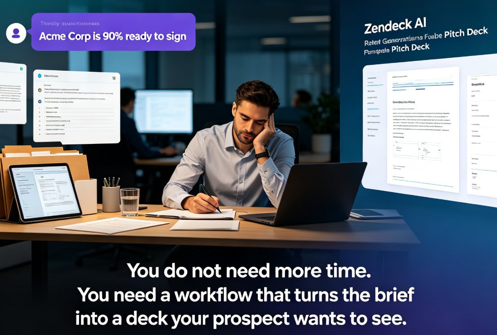 Turn a Product Brief into a Sales Pitch Deck in Minutes with Zendeck AI