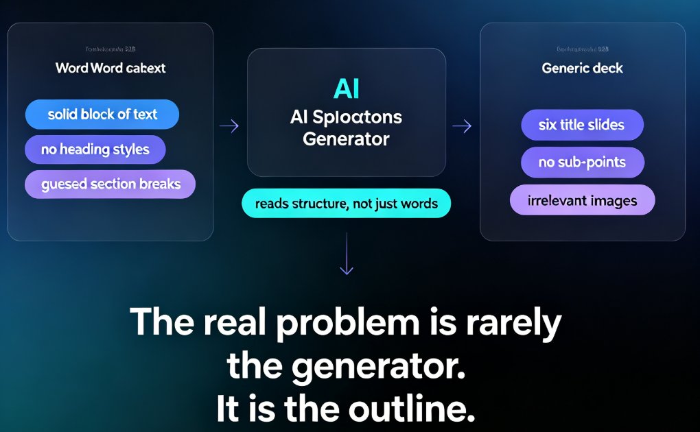 How to Write an AI-Ready Outline for Better AI Slide Generation