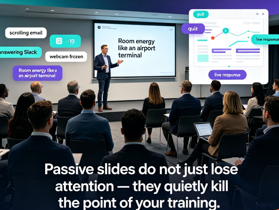 Boost Engagement: Add Polls and Quizzes to Slides with Zendeck AI