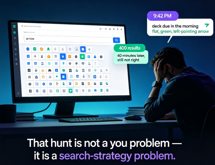 Find the Perfect Icon in Seconds: Zendeck Asset Search Tricks