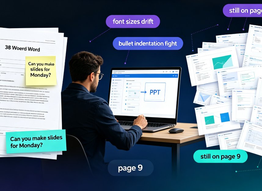 From Word to PowerPoint: AI Tools That Automate Slide Deck Creation