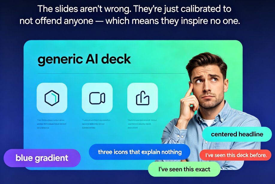 Why Your AI-Designed Slides Look Generic and How Zendeck Fixes It
