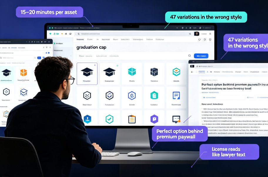 Find the Perfect Icon in Seconds: Zendeck Asset Library Search Guide