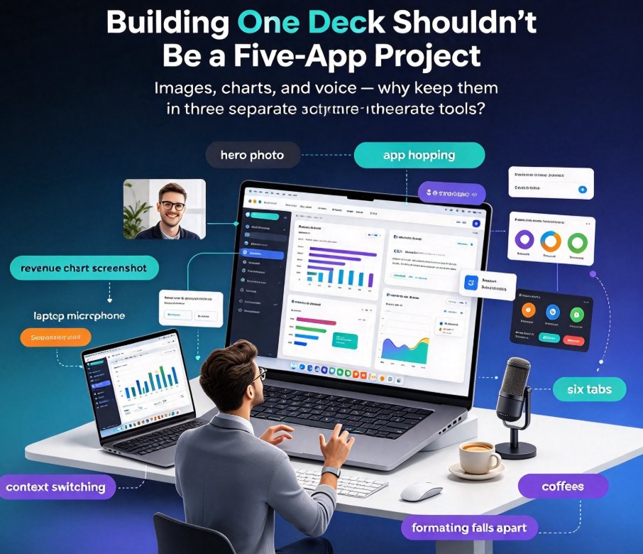 Multi-Modal Decks 2026: Images, Charts & Voice Unify the Stack